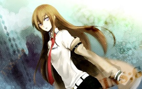 SteinsGate, anime girls, Makise Kurisu, anime