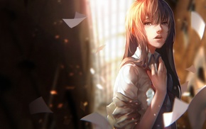 Makise Kurisu, anime girls, SteinsGate, anime