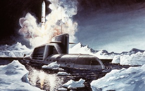 Soviet Union, submarine, USSR, Russian Navy, missiles