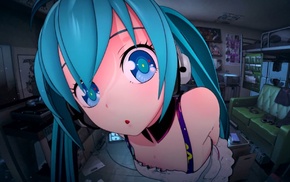 eyes, Hatsune Miku, Vocaloid