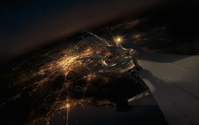 landscape, night, Hatsune Miku