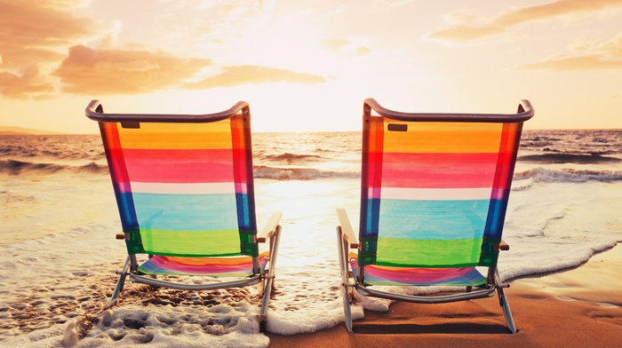 beach, sea